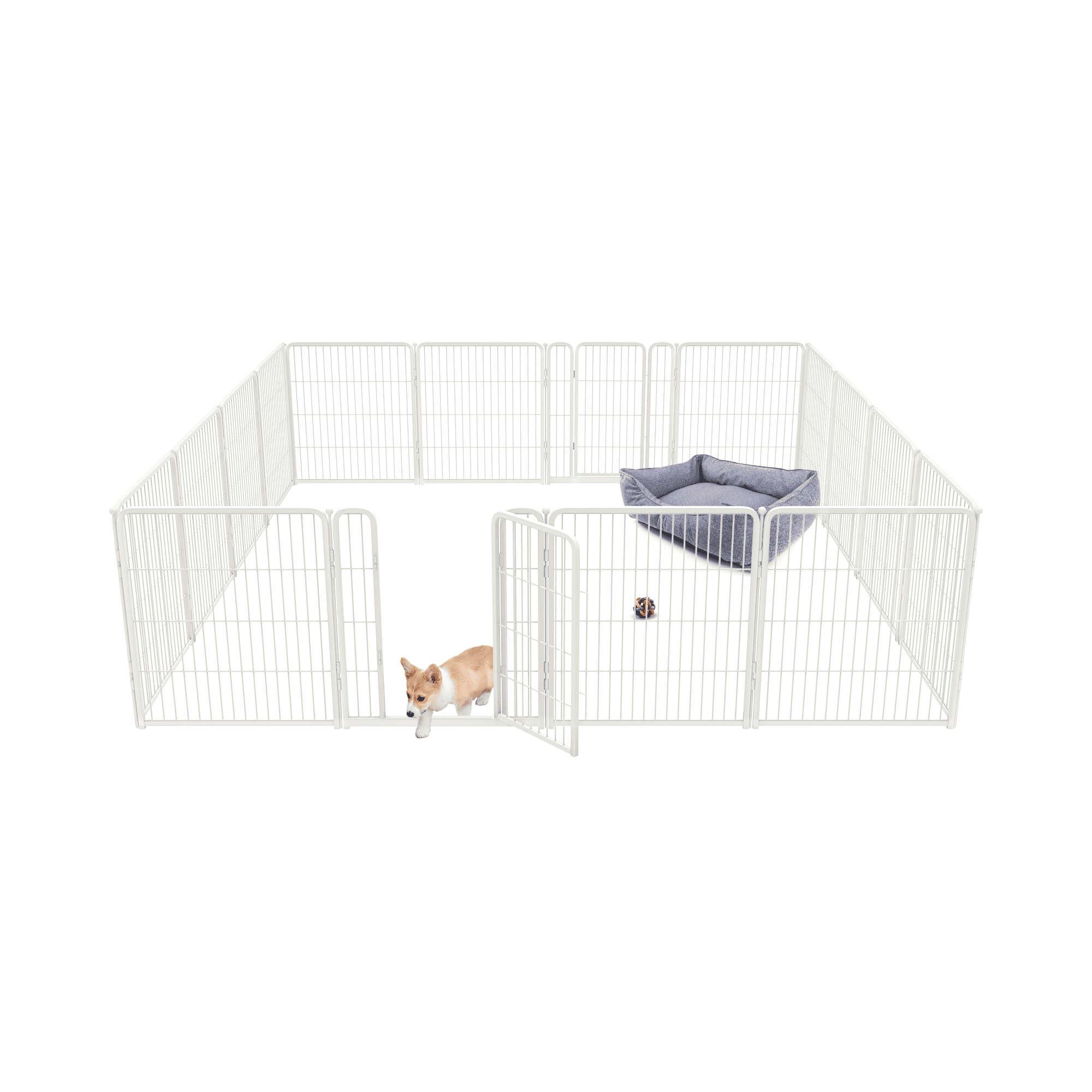 FXW HomePlus Dog Playpen Designed for Indoor Use,ThresholdFree Design Dog Fence Exercise Pen