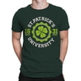 thumbnail image 2 of St. Patricks University Vintage Irish Shamrock Design Men's T-shirt, 2 of 3