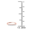 thumbnail image 5 of AoneJewelry 0.55 Carat Diamond ( H-I/ I1-I2 ) Seven Stone Wedding Band In 10K Rose Solid Gold, 5 of 5