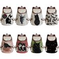 thumbnail image 2 of Mochila escolar grande con estampado de gato de dibujos animados para estudiantes, morral escolar para adolescentes, mochilas de escuela primaria para libros, patrón personalizado para niñas y niños, QYM unisex, 2 of 2