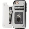 thumbnail image 1 of For IPhone 14 13 12 11 Pro Max XR XS Max SE 2022/2020 7 8 Plus Wallet Case With Card Holder, PU Leather Kickstand Card Slots Case, Double Magnetic Clasp And Durable Shockproof Cover, 1 of 5
