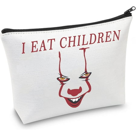 Clown Pennywise Cosmetic Make Up Bag Clown Pennywise Fans Gift I Eat