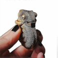 thumbnail image 3 of Tape Measure Chameleon Brass Metal Banmo, 3 of 4