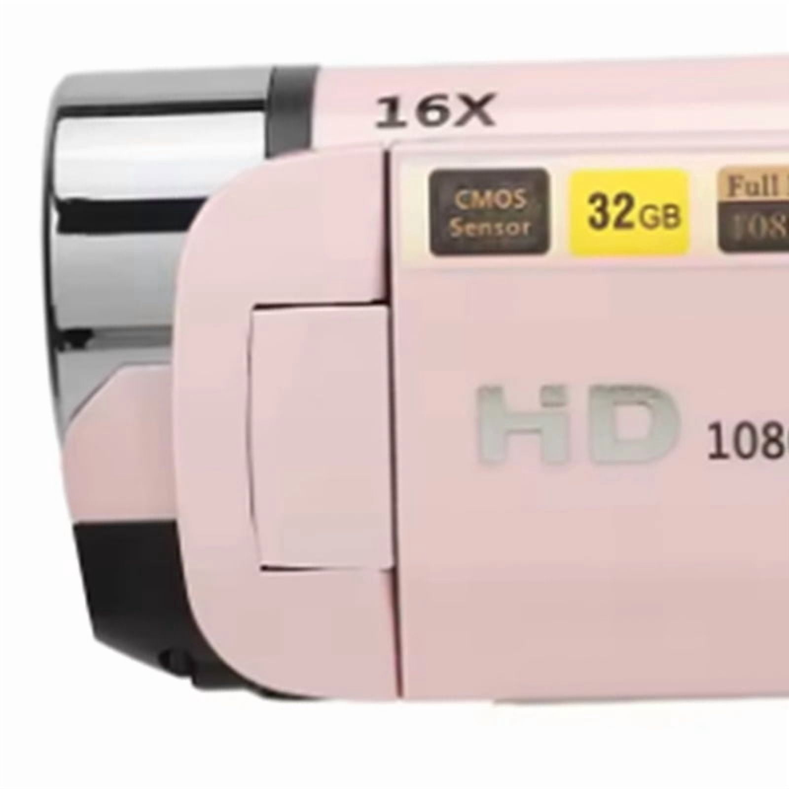 1080P Digital Camera 2.4 Inch Rotatable Screen Camcorder 16X Zoom HD Video Recorder with Fill Light HD Video Camcorder