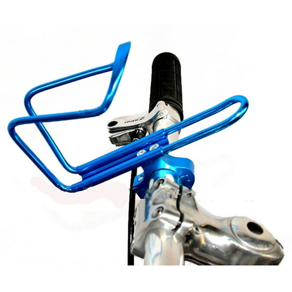 Bicycle Water Bottle Cage、Aluminum Bike Water Bottle Holder for Mountain Road Bicycle, Secure Fit Cycling Accessories for Outdoor Sports B#029 Blue