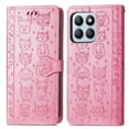 thumbnail image 1 of Funda Cartera FOXDOCK para Honor X8b 4G , Flip PU con Relieve de Gatos y Perros, Tarjetero y Soporte, 1 of 6