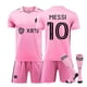 thumbnail image 1 of Major League Soccer Messi No.10 Miami International Jersey Local Visitante Adulto Niños Camiseta de fútbol Conjunto Visitante Niños 28 (150-160 cm), 1 of 4