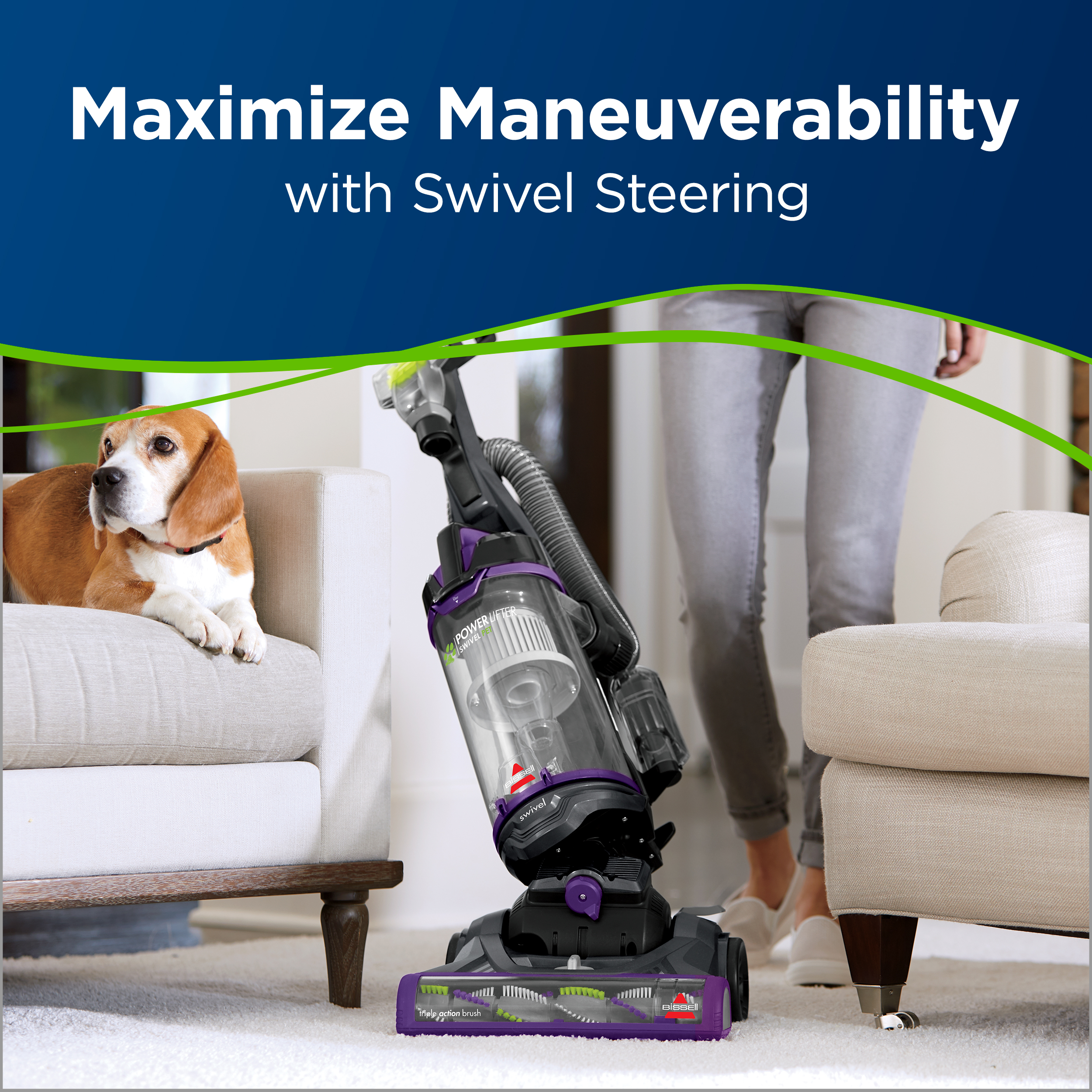 BISSELL Power Lifter Pet with Swivel Bagless Upright Vacuum, 2260 - image 5 of 8