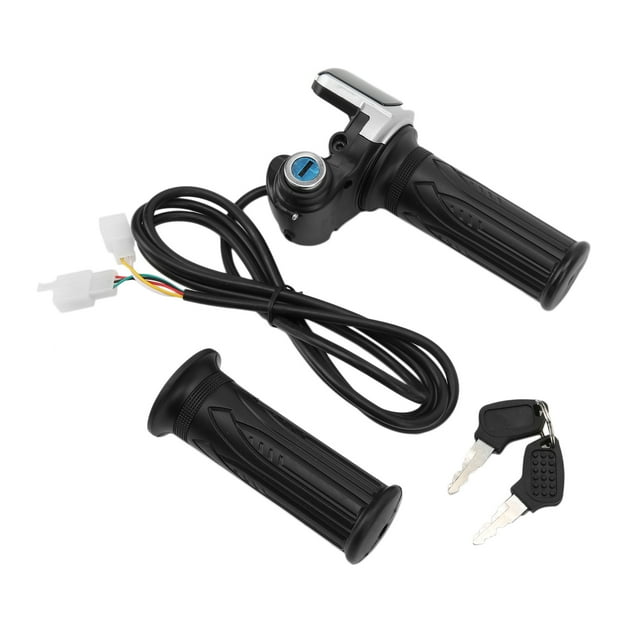 Manillar del acelerador, manillar del acelerador giratorio para bicicleta eléctrica, accesorios para motocicletas, empuñaduras del acelerador, materiales ecológicos