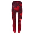 thumbnail image 7 of Xuyuer Women's Print Casual Slim Fit Stretch Yoga Pants&nbsp;- High Waist Workout Leggings, Tummy Control Base Layer, Running Tights, 7 of 7