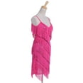 thumbnail image 3 of Womens Fringe Sequin Strap Backless 1920s Flapper Party Mini Dress, 3 of 5