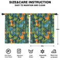 thumbnail image 2 of Blackout Kids Curtains,Green Cartoon Dinosaurs Jungle Pattern Childrens Insulated Curtains Set Of 2,Bedroom Essentials,Toddler Room Decor 52"x63", 2 of 5