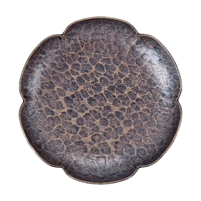 GUOOL Rustic Tea Coaster Tabletop Placemat Decoration Traditional Tea Saucer Versatile Hexagon Bronze