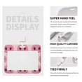thumbnail image 4 of Bingfone Pig Nose Card Badge Holder,For Girls Girly Women 4 X 3 Inch Nurses School Identity Cruise Travel Name Tags Cover Protector Case, 4 of 7