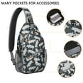 thumbnail image 2 of Watercolor Pig Backpack - Multipurpose Crossbody Shoulder Bag for Women Hiking Backpack, 2 of 6