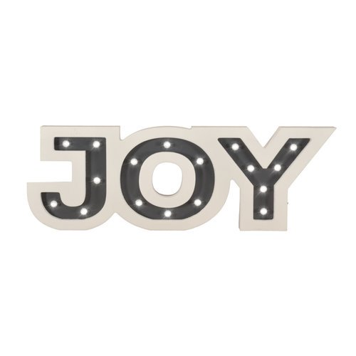 Northlight Seasonal White LED ''Joy'' Marquee Sign