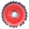 thumbnail image 1 of Cepillo de pulido de metal, 2 piezas Cepillo de alambre torcido Rueda de cepillo de alambre torcido Taza de cepillo de rueda de alambre Parte superior de la línea NikouMX herramienta, 1 of 8