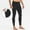 01 Black, variant on Weiqiqre Men's Compression Pants Leggings Tights with Pockets Cool Dry Sports Baselayer Athletic Tights for Basketball Running