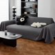thumbnail image 1 of Nvzi Couch Cover Waffle Sofa Covers Sofa Towel Cover for Living Room Sofa Easy Fit Washable Furniture Sofa Protector 70.87*165.35inch (Dark Grey), 1 of 4
