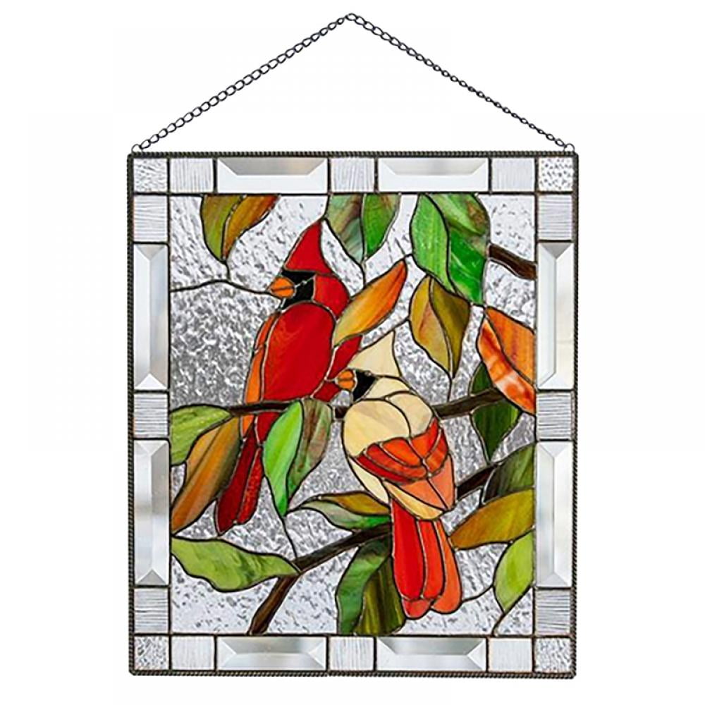 Window hanging Stained Glass Decor Ocean Sea Stained Glass Honeycomb Window accessory Nature Suncatcher art Gift for her