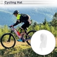 thumbnail image 2 of Sombrero de ciclismo Unique Bargains, protección cálida del cuello, forro duro de sombrero, tela de terciopelo, blanco, 28x100cm, 1 Pcs, 2 of 6