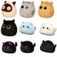thumbnail image 2 of 15-70CM encantadora bola redonda gato almohada de peluche juguetes de peluche suave muñeca de animales de dibujos animados gatos negros cojín para siesta regalo de cumpleaños de Navidad, 2 of 5