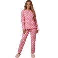 thumbnail image 1 of Pijama Afelpada Mujer Polar Pantalón Sudadera Ropa Invierno Invierno UNITALLA, 1 of 5