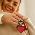 thumbnail image 4 of Hearth & Gear Encrusted Heart Keychain Encrusted Car Key Pendant Girls' Accessory Bag Heart, 4 of 7