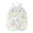 White, variant on GobdXE Back To School Student Floral Print Daypack Large Single Main Zipper Compartment Unisex Mini Backpack Size:One Size