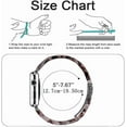 thumbnail image 5 of KOMI Band Replacement for Apple Watch 49mm 45mm 44mm 42mm 41mm 40mm 38mm Women Men Fashion Resin Wirstband Bracelet Strap for iWatch Ultra 2/1 Series 9 8 7 6 SE 5 4 3 2 1, 5 of 5