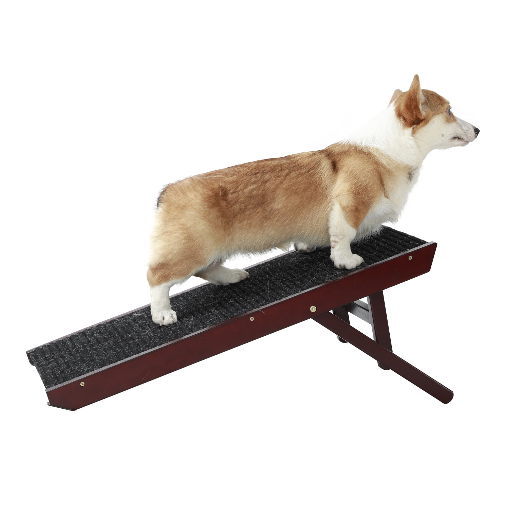 Pefilos 60" Nonslip Plastic Pet Ramp, Folding Portable Cat & Dog Ramp Perfect for Bed and Car, Trucks and SUVs, Black Pefilos 60" Nonslip Plastic Pet Ramp, Folding Portable Cat & Dog Ramp Perfect for Bed and Car, Trucks and SUVs, Black