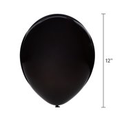 12 Black Latex Balloons, 15 Pieces, by Way To Celebrate