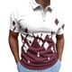 thumbnail image 2 of Blusa y camisa de manga corta con cuello vuelto para hombre, informal, estampada, de moda, de manga corta, con solapa, para hombre, 2 of 7