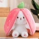 thumbnail image 1 of Bolsa de Zanahoria suave Juguetes Dibujos animados Lindo Conejito divertido Muñecas Fresa de 18 cm Ndcxsfigh, 1 of 8