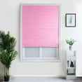 thumbnail image 1 of Yipa 35 x 59 Inch Self Adhesive Cordless Blackout Pleated Blinds Shades for Indoor Window Covers, Non-Woven Room Darkening Curtains, Easy to Install, 1-Pack, Pink, 1 of 13