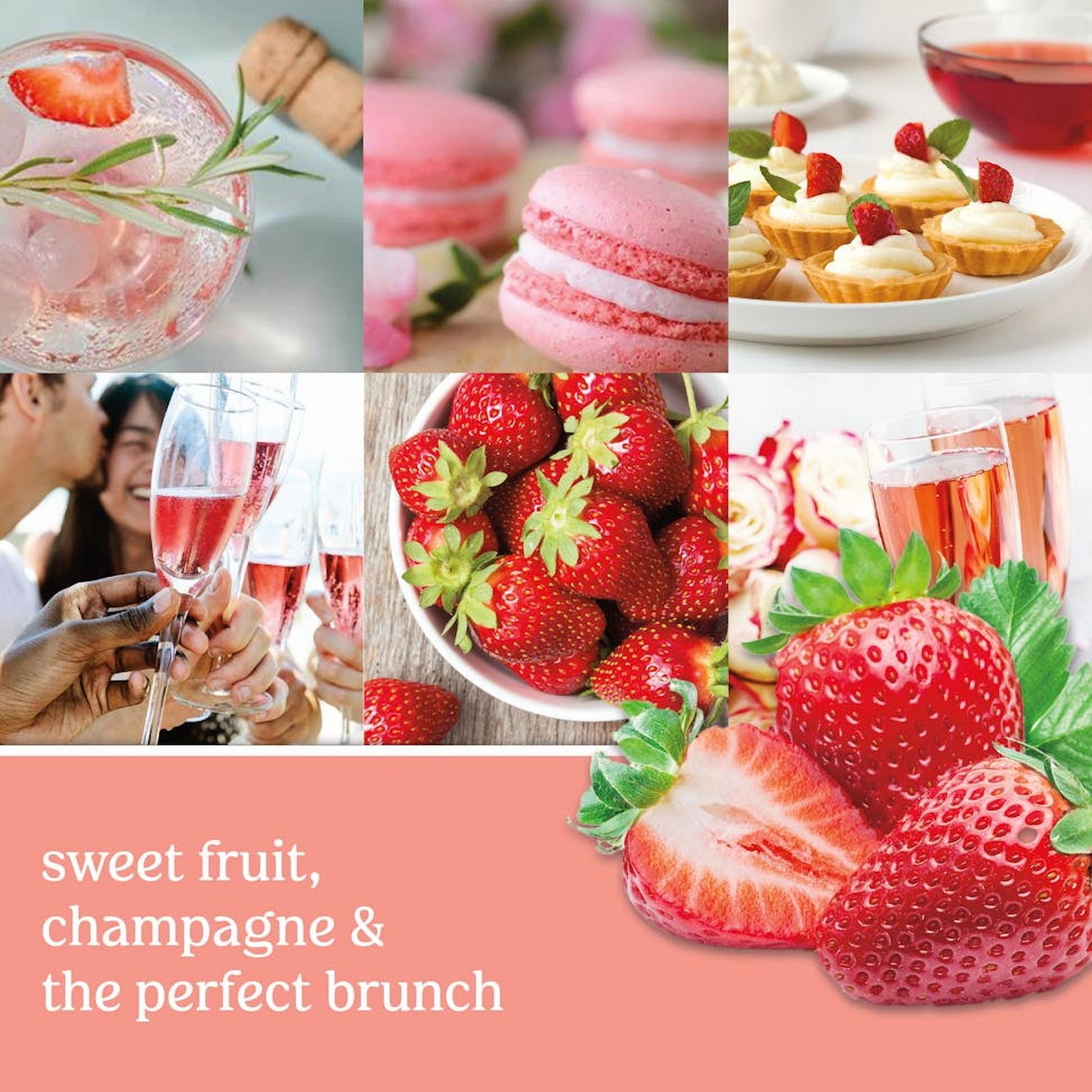 Yankee Candle White Strawberry Bellini Fragranced Wax Melts, 6 Wax Spheres per Package, Pack of 6 (36 Cubes Total)