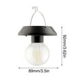 thumbnail image 3 of Danhjin Hanging Solar Lights, Small Solar Hanging Lamp with Rainproof Desginss for Outdoor Pendant Lighting, Balcony Terrace Courtyard Solar Lamp with Auto Layout, 3 of 7