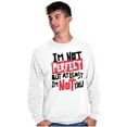 thumbnail image 5 of I'm Not Perfect Funny Insulting Long Sleeve TShirt Men Women Brisco Brands L, 5 of 5