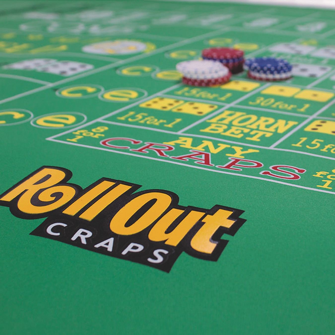 Rollout Gaming Craps Table Top