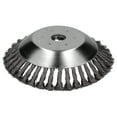 thumbnail image 1 of Tête de Brosse à Désherbage 8 Po Universelle en Fil d'Acier, Roue de Désherbage, Accessoire pour Tondeuse, 1 of 8
