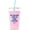 Blush Pink, variant on My Blood Type Is Iced Coffee, Neoprene Iced Coffee Cup Cooler, Gift and Party Favor Drinkware Ideas, Cold Drink Sleeve (Black)