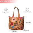thumbnail image 4 of Pioneer Flower Floral Print Pattern Travel Tote Bags for Women Carry On,Large Weekender Bags for Women Travel,Multi Functional Duffle Bag for Work,Shopping,Sports, 4 of 5