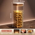 thumbnail image 4 of Birdeem Food Storage Containers,Airtight Food Storage Containers,Press Type Sealed Tank Kitchen Storage Food Grade Storage Tank Plastic Grain Storage Box,Kitchen Storage Containers, 4 of 4