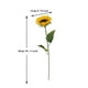 thumbnail image 3 of Regalo Para Mamá Girasol Flor Artificial Flor Artificial Auténtica Decoración Para El Hogar, La Oficina Y Bodas Ramo Decorativo Con Flores Artificiales, 3 of 5