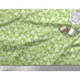 thumbnail image 2 of Soimoi Poly Georgette Fabric Leaves & Floral Artistic Printed Fabric 1 Yard 42 Inch Wide, 2 of 5