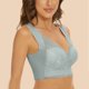 thumbnail image 4 of Sujetador de encaje con tirantes sólidos para mujer, ropa interior de poliéster, talla grande, 5 unidades, 4 of 8
