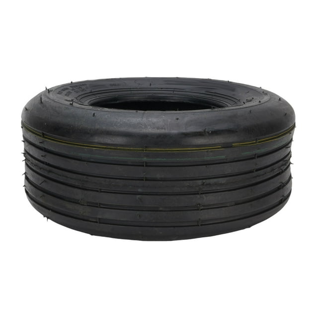 Tubeless Tractor Tires, High Toughness 4PR Rubber 13x5.00-6 Tubeless Tire Enhanced Control for Riding Mowers
