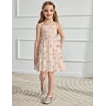 thumbnail image 4 of Arshiner Girls Spaghetti Strap Dress Toddler Summer Dresses Kids Beach Casual Sundresses with Pockets, 4 of 5