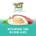 thumbnail image 3 of Purina Fancy Feast Savory Puree, Squeezable Cat Treats, Tuna, (4) .35 oz Pouches, 3 of 11