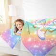 thumbnail image 4 of Homewish Kids Personalized Gifts Bedding Comforter Set,Bowknot Latter K Twin Comforter Sets,Colorful Rainbow Bedding Set For Girls Teens,Lightweight Room Decoration Reversible,2 Pieces, 4 of 8